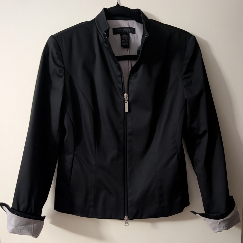 The Limited Black Stretch Outerwear